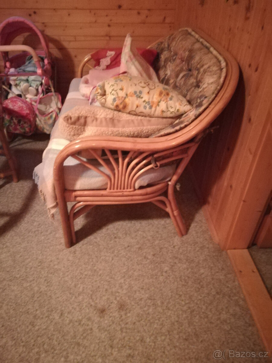 Ratanová sedací souprava 3+1 - 2