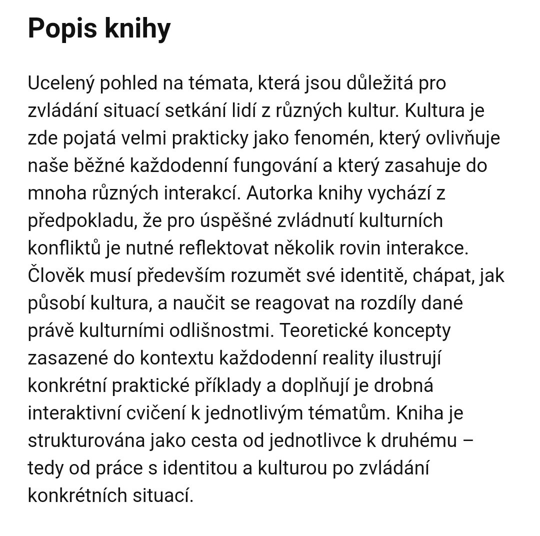 Základy interkulturního soužití - 2