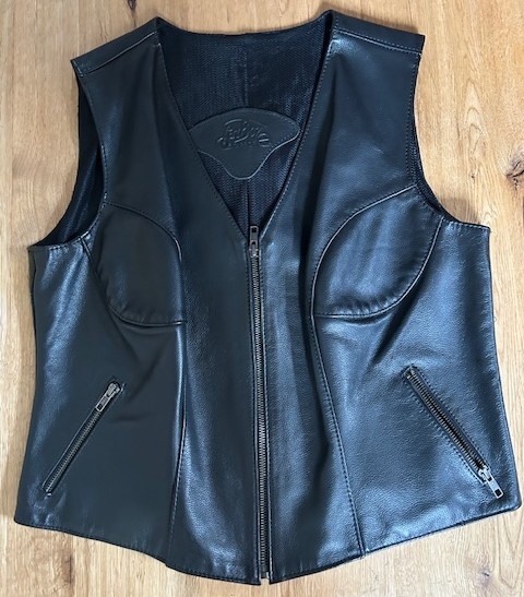Kožená dámská vesta - 2