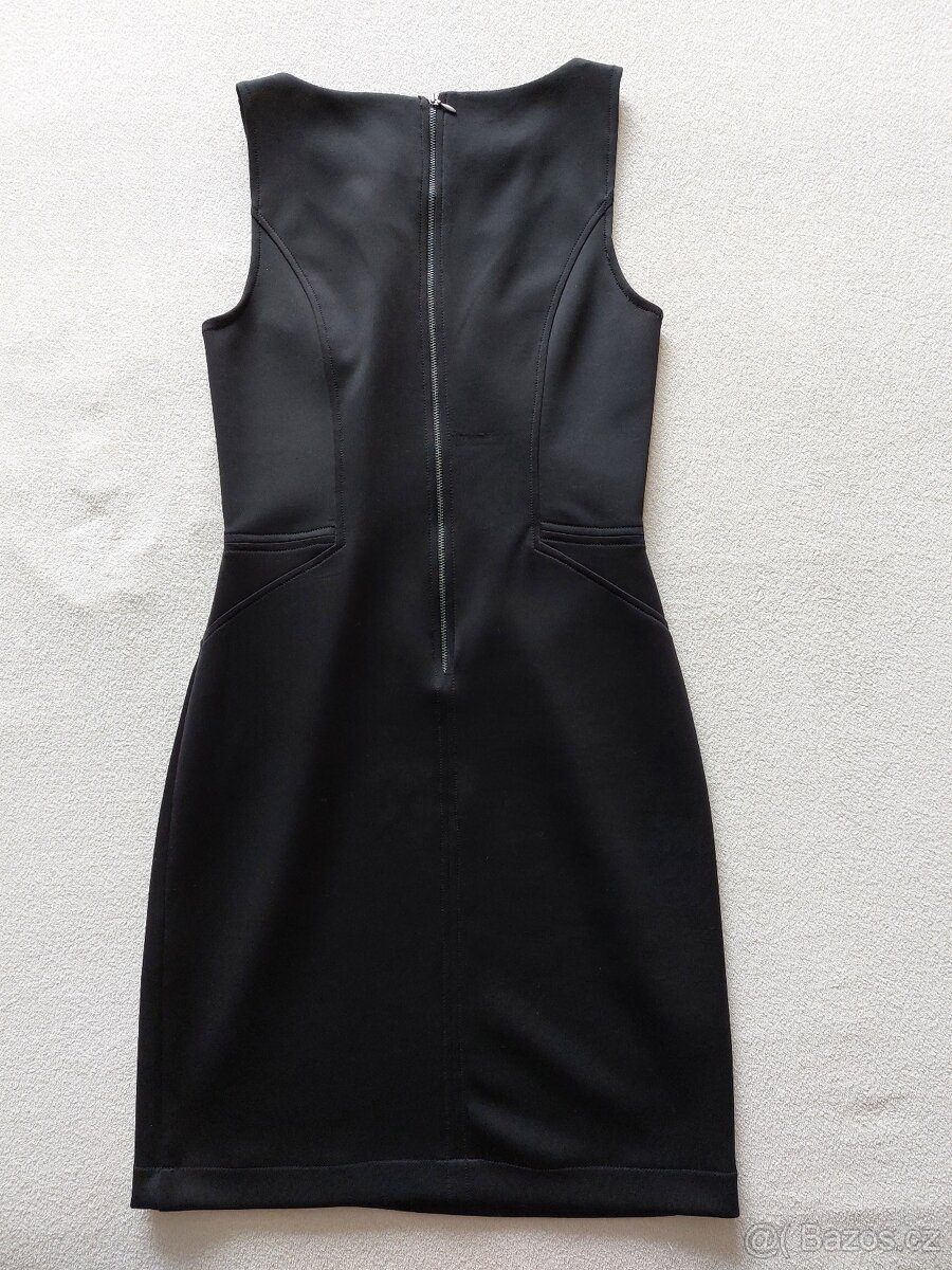 Černé pouzdrové šaty Orsay - S - 2