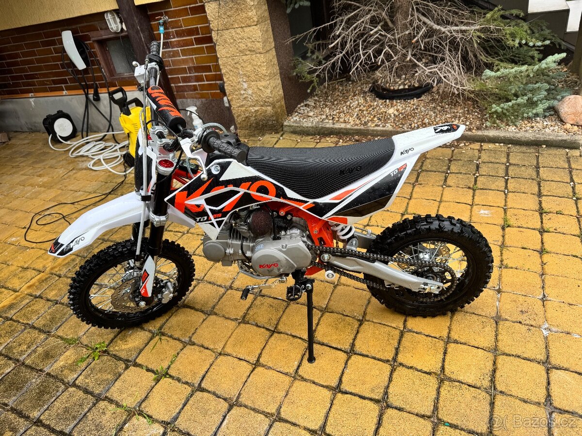 Pitbike Kayo TD125, 10mth, motor jen 3mth