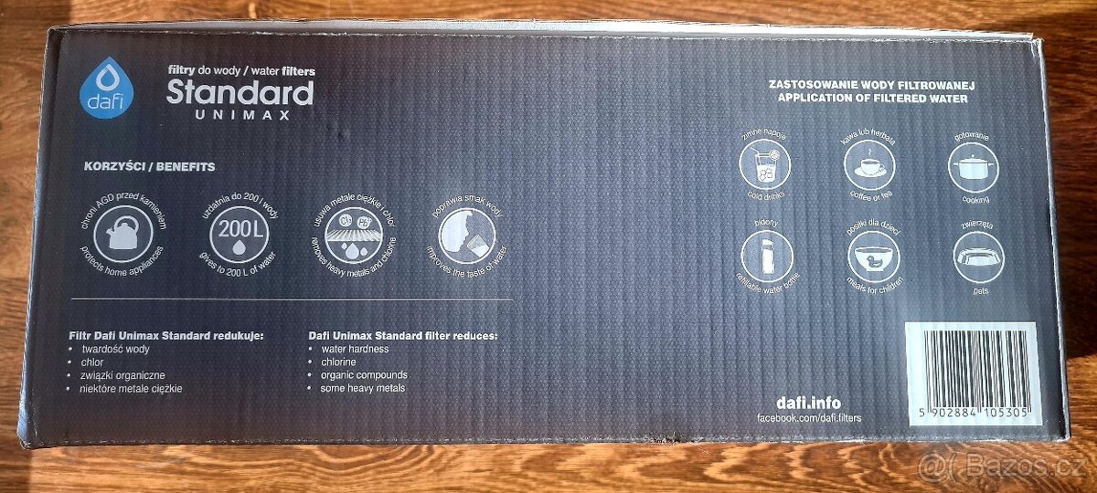 Filtr na vodu- filtrační vložky do konvice Brita, Unimax 6+1 - 2