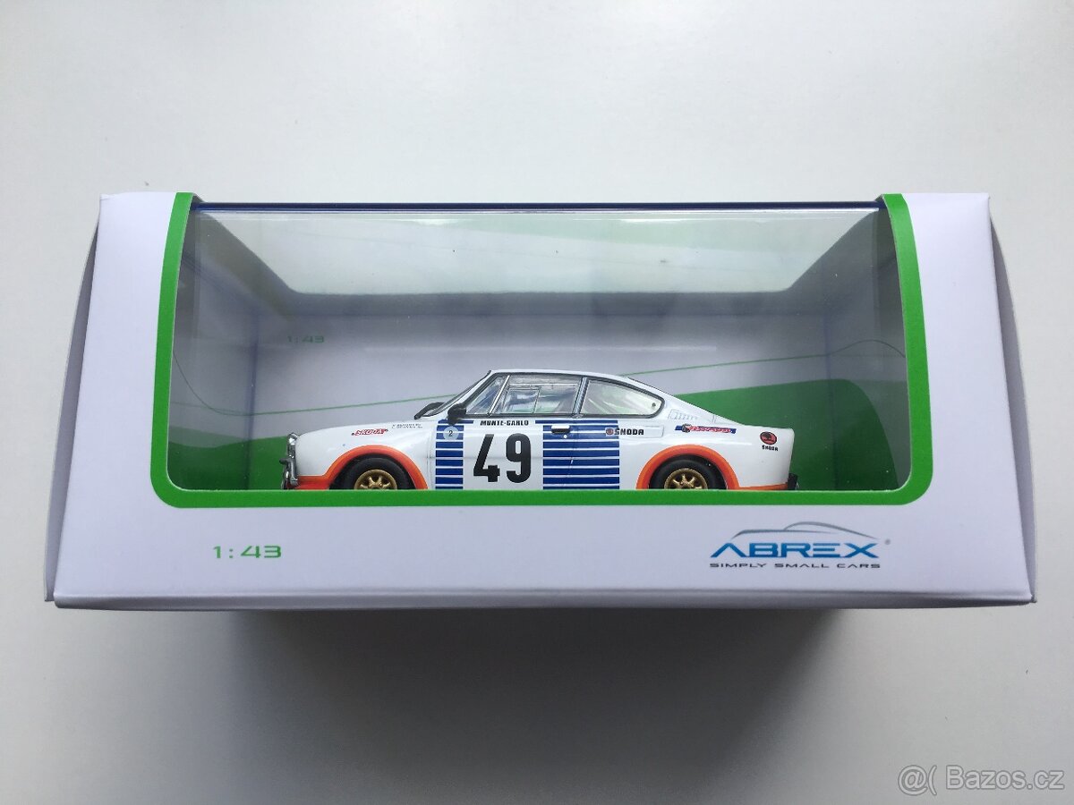 Model ŠKODA 130RS "RMC 1977" č.49 Abrex 1/43 - 2