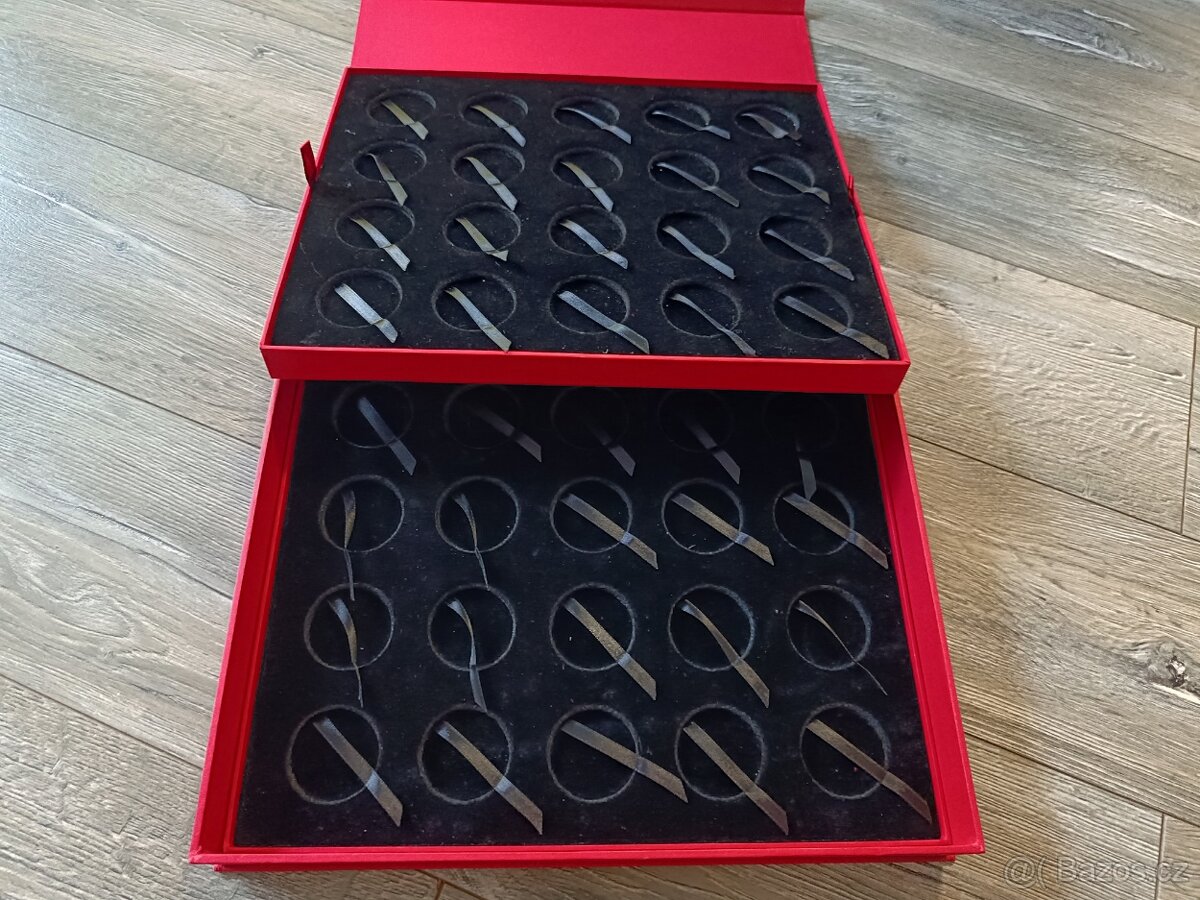 2 etue na 40 (20) ks stříbrných mincí Čínská Panda - 2