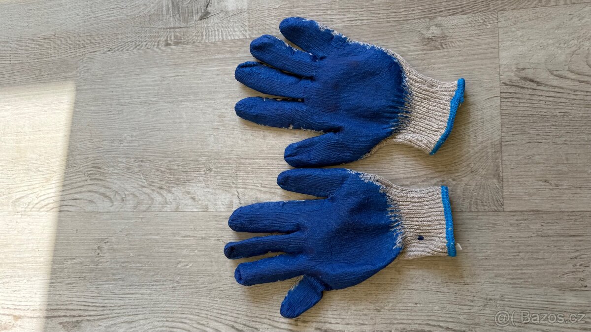 Pracovní rukavice pletené s gumou vel. 10 - 2