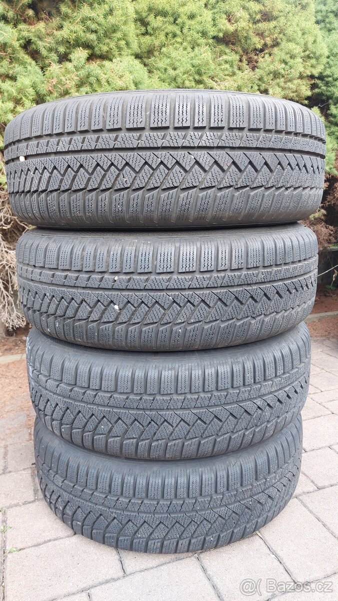 Kola zimní 16", orig. VW, rozteč 5x112mm, pneu 205/60/16 - 2