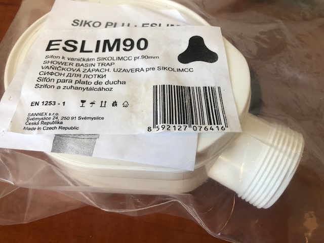 Odpadní sifon k sprchovému koutu - 2
