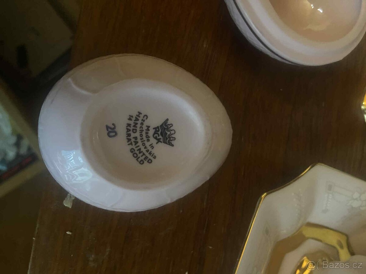 Rozsáhlá sbírka starožitného růžového porcelánu – český orig - 2