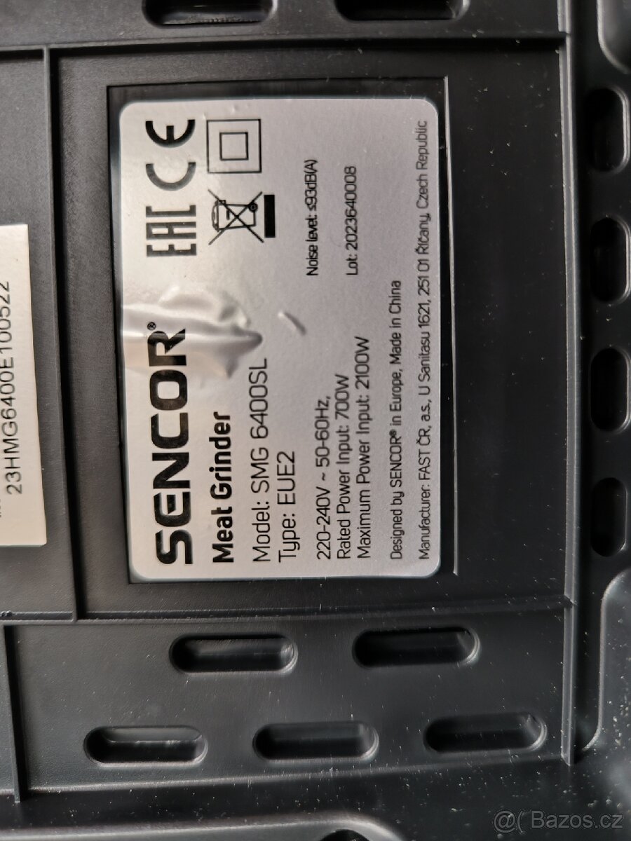 Mlýnek na maso Sencor - 2