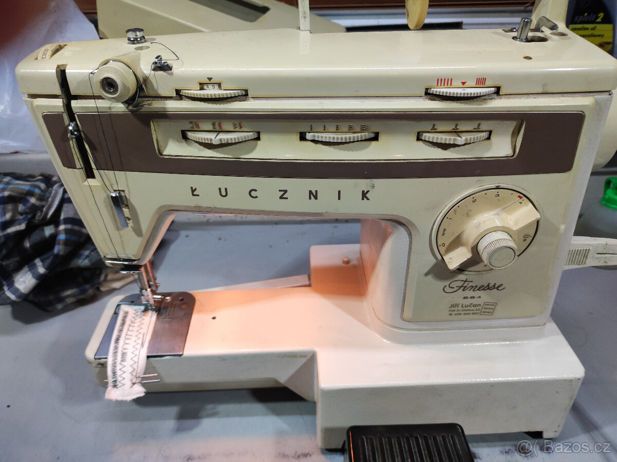 Čerstvě seřízený šicví stroj Lucznik Finesse - 2
