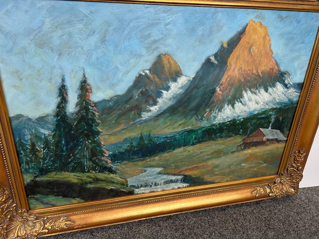 Obraz krajina na sololitu. - 2