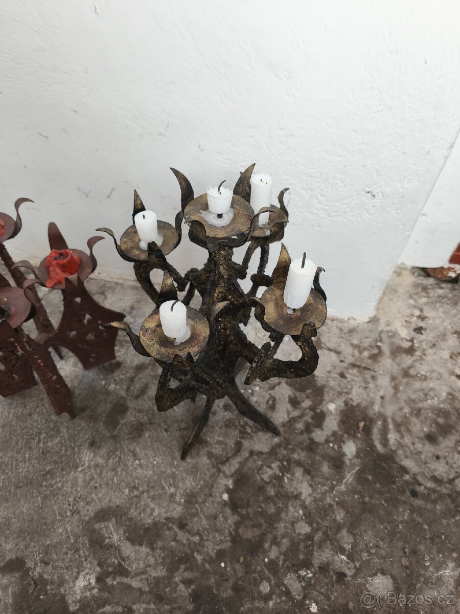 Kovové svícny - 2