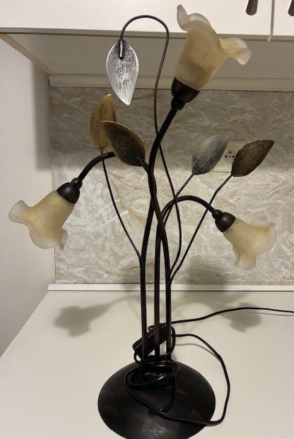 lampa dekor kvetina - 2