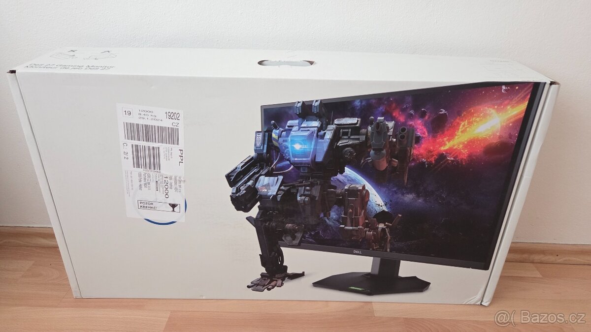 27" Dell G2724D QHD 165Hz super stav - 2