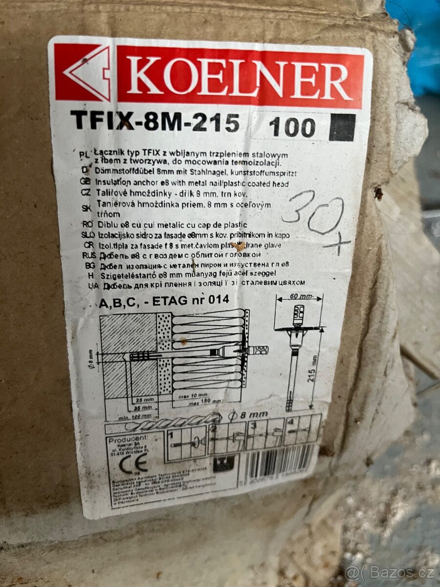 Talirova hmozdinka tfix 8m 215 - 2