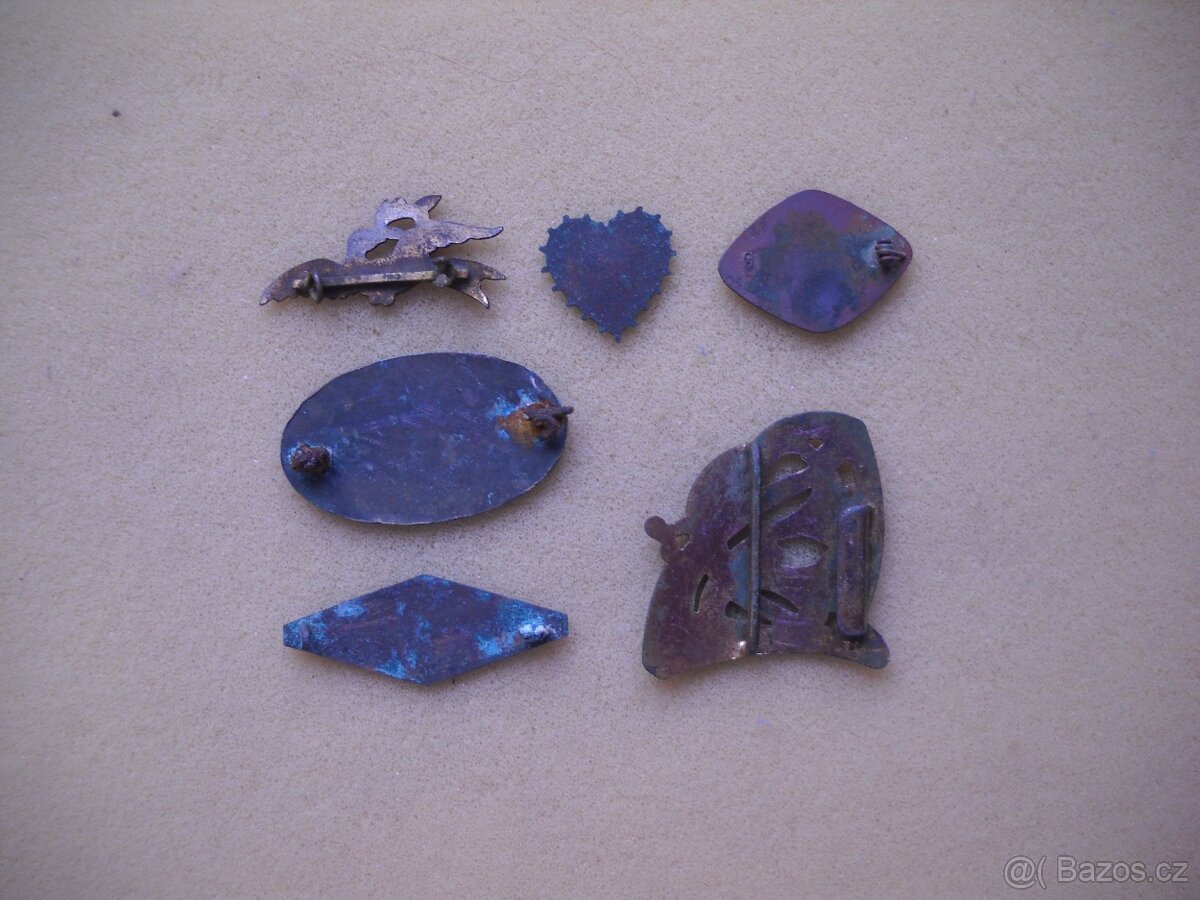 Smaltové brože - 2