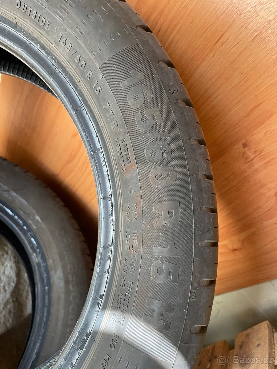 165/60 r15 Continental letní - 2