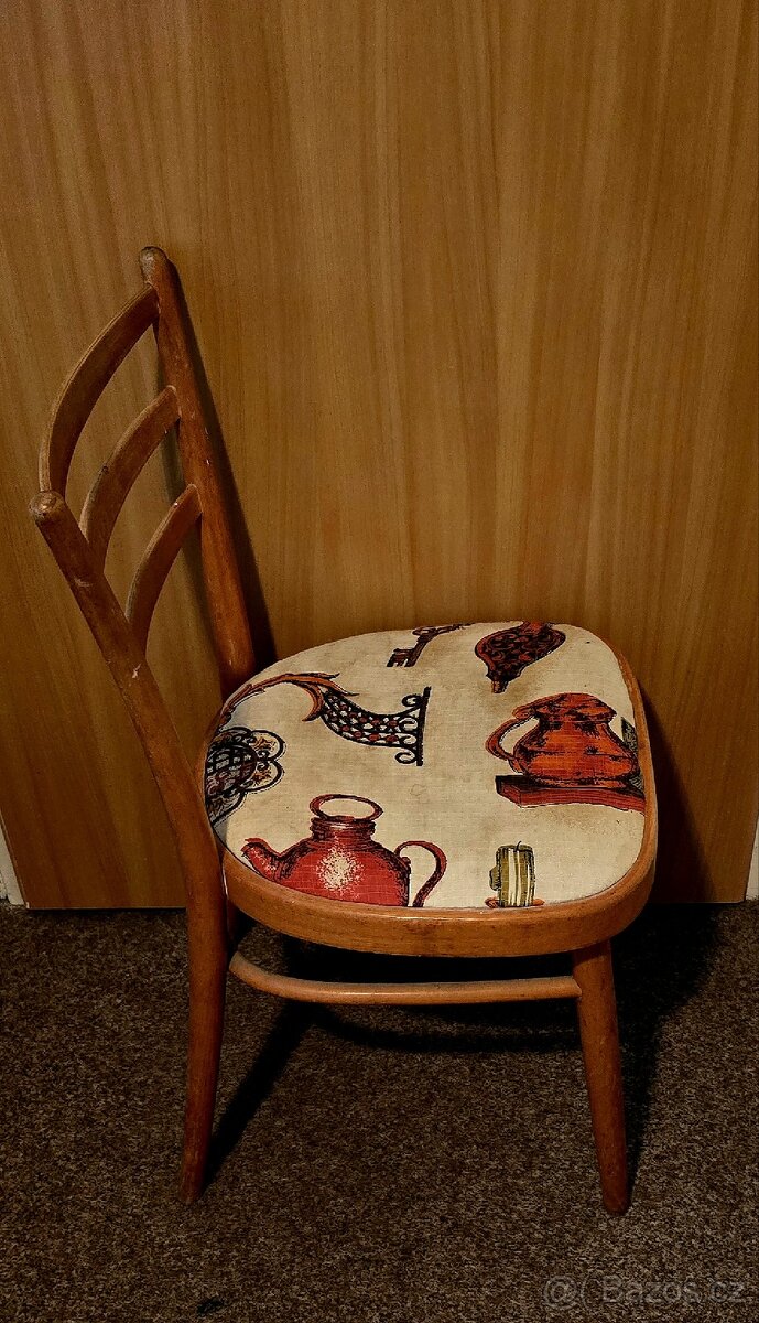 Retro židle dřevo. - 2