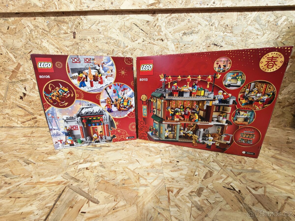 LEGO 80106 a 80113 - Čínský nový rok - 2
