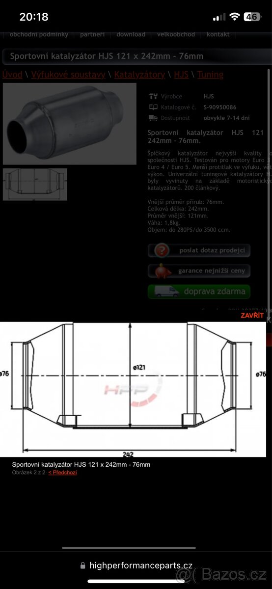 Sportovní kat hjs - 2