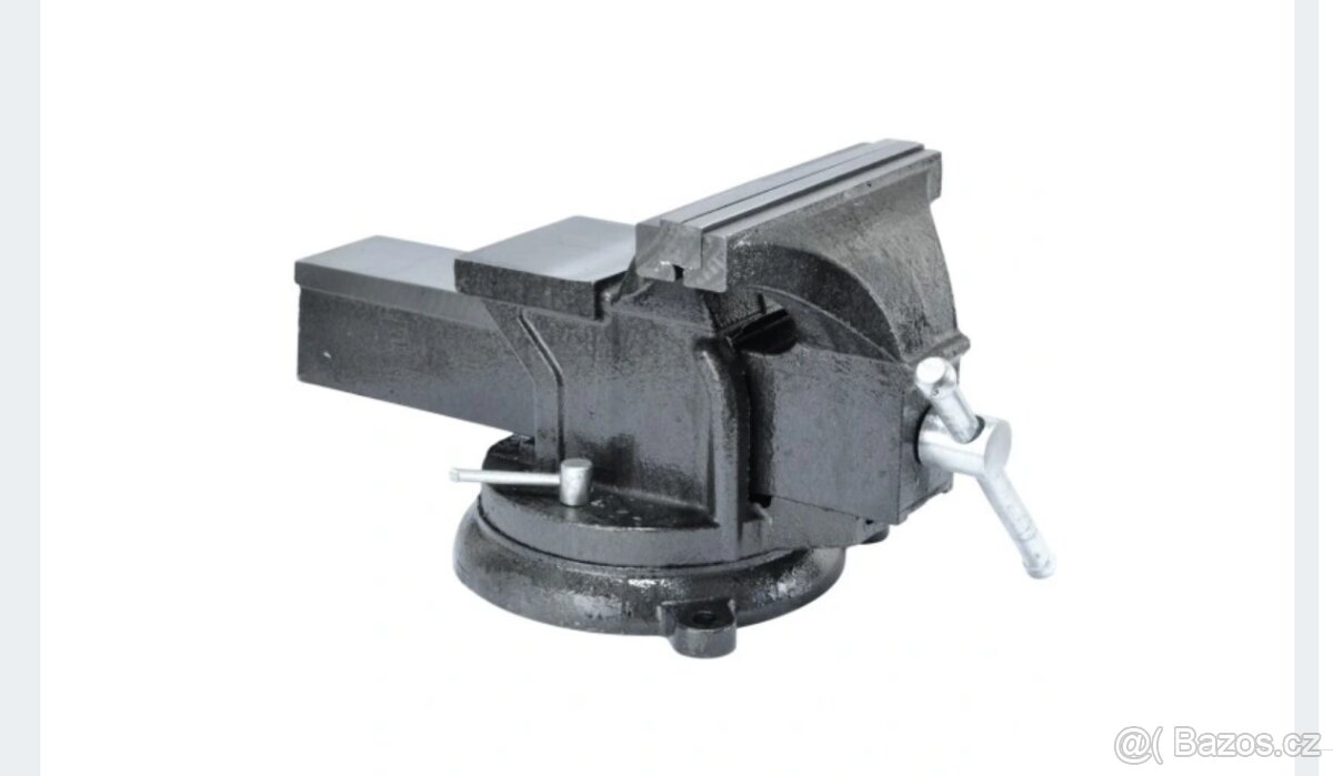 ZÁMEČNICKÝ SVĚRÁK 200mm 13 KG OTOČNÁ KOVADLINA - 2