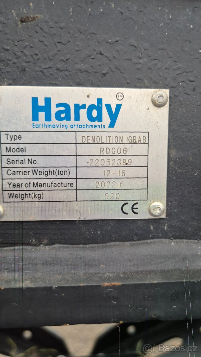 Demoliční drápák Hardy - 2