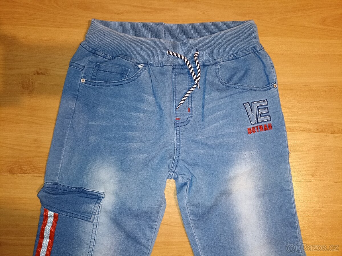 Kalhoty chlapecké, do gumy, zn. Kugo, vel. 164 - 2