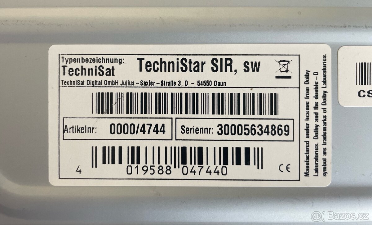 Technisat Satelitní přijímač - 2