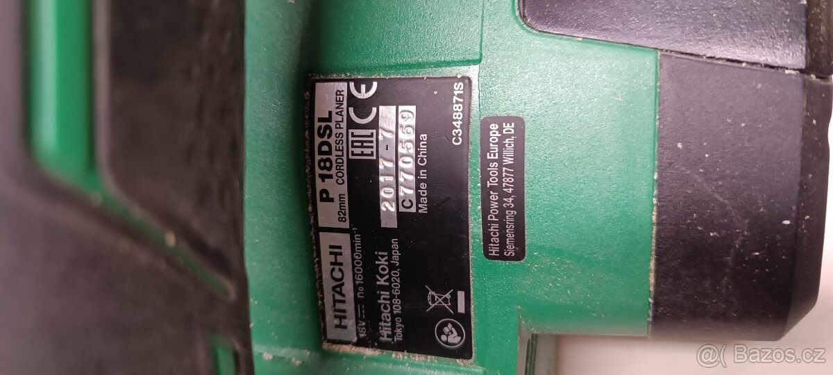 Aku hoblík HITACHI (HIKOKI) P18DSL - 2