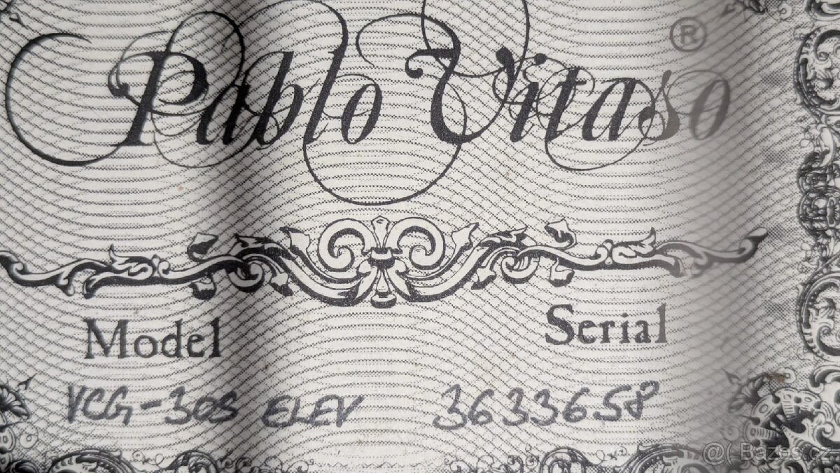 Kytara Pablo Vitaso 1/2 - 2