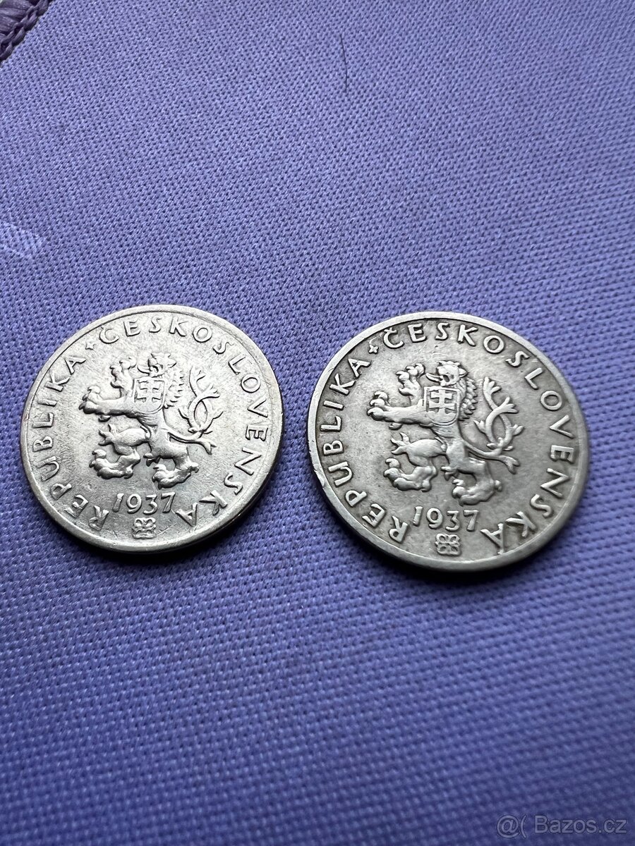 20 haler 1937 pekne - 2
