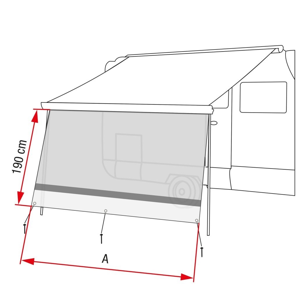 Nová  sluneční clona Fiamma Sun View XL délka 4m - 2