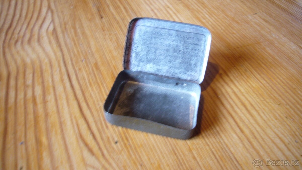 Plechová krabička od gramofonových jehel - 2