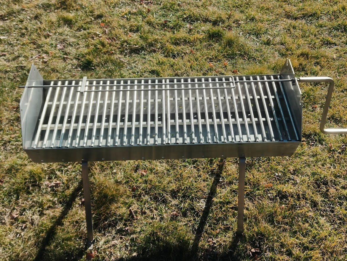 Ručně vyrobený nerezový gril MORAVA - 2