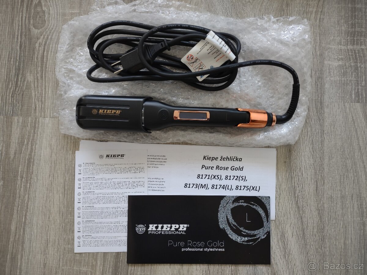 NOVÁ Žehlička na vlasy KIEPE Profesional Pure rose Gold L - 2