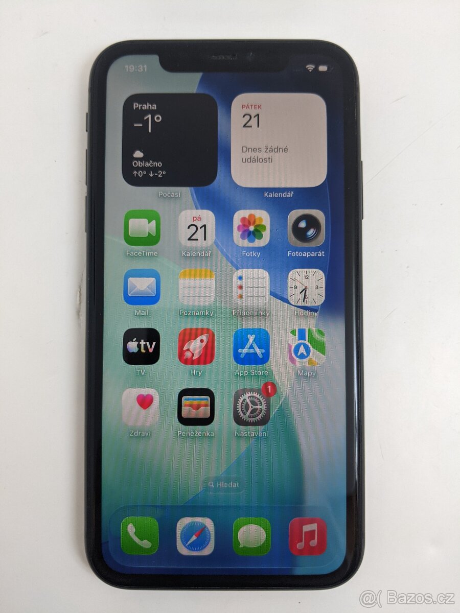 iPhone 11 64gb black. Záruka 6 měsíců. - 2