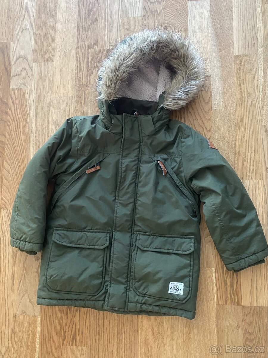 Nádherný zimní kabát bunda H&M - 110 4-6 let - 2