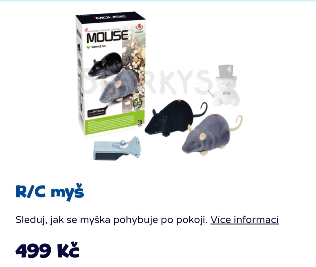 RC myš - 2