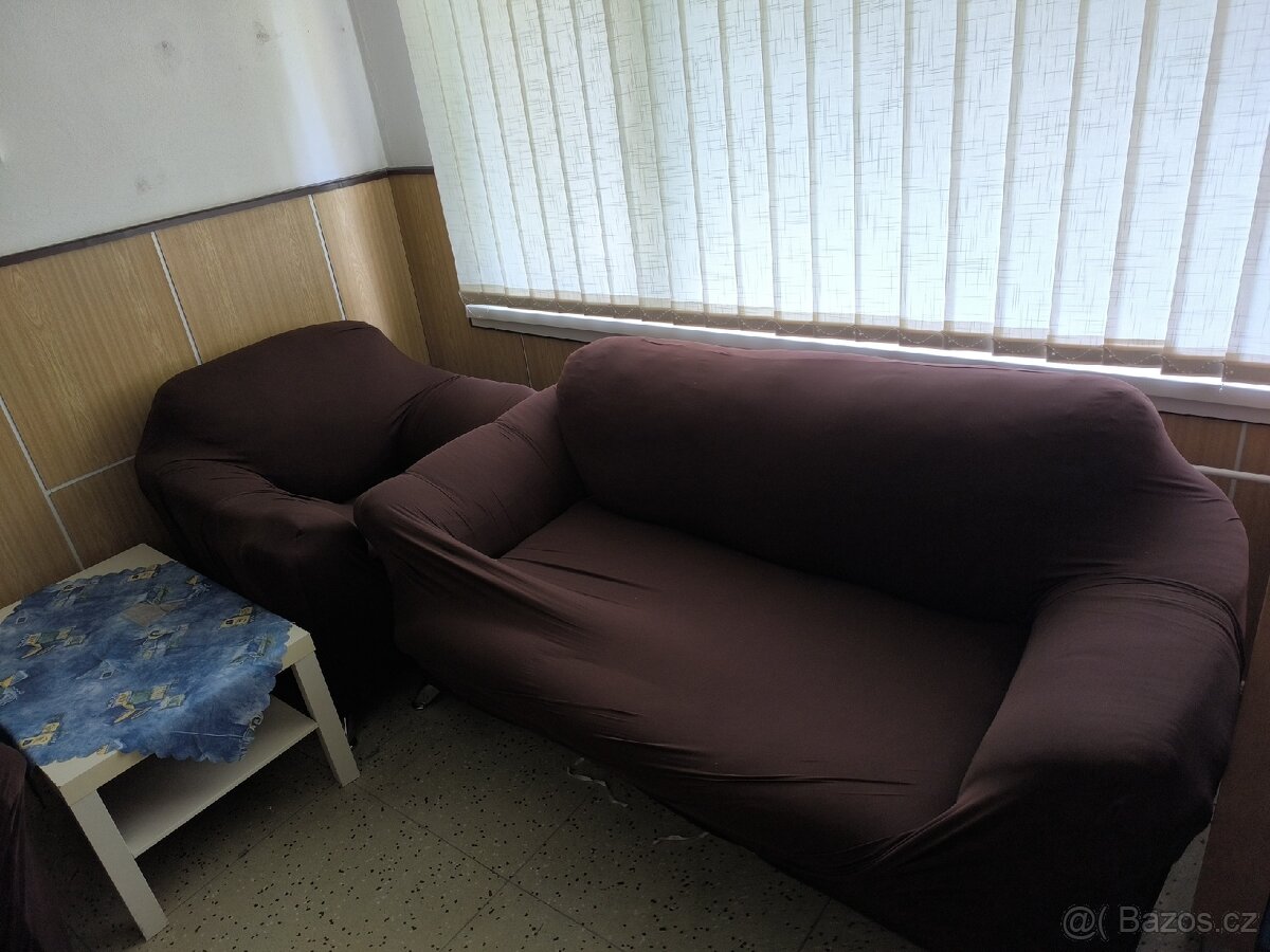 Sedačka + 2 křesla (nerozkládací) - 2