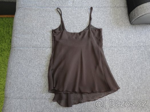 Hnědý letní top, zn. H&M, vel. 38 - 2