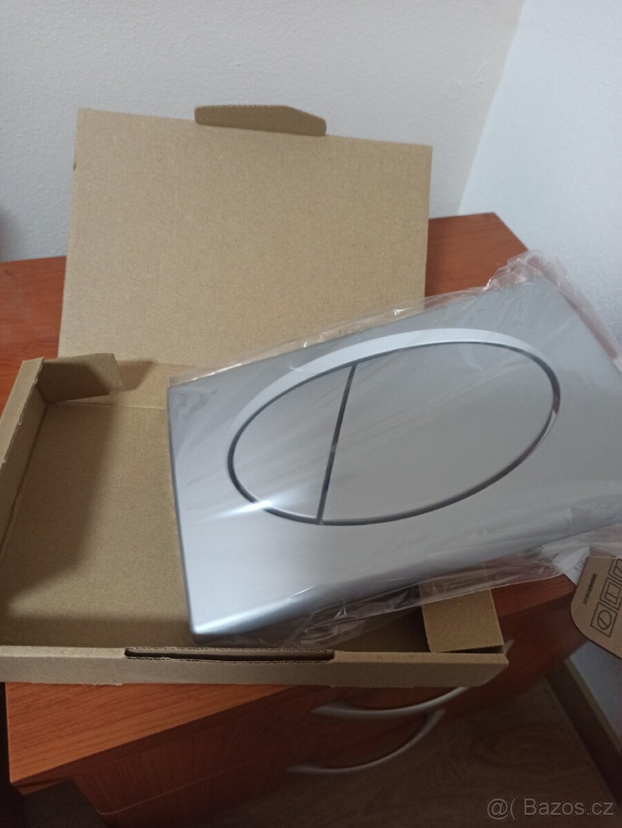 Splachovací tlačítko pro WC AlcaPlast chrom-mat. - 2