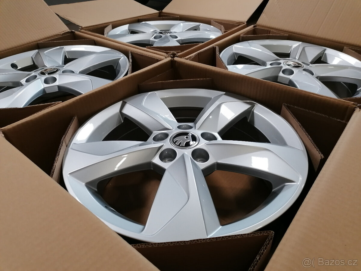 Nové orig. alu disky Škoda Fabia IV - 6Jx16 ET45 5x100 - 2
