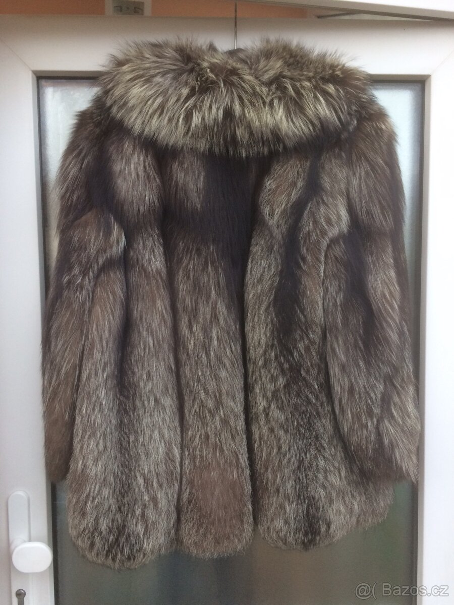 Kožich - paleto ze stříbrné lišky - 2