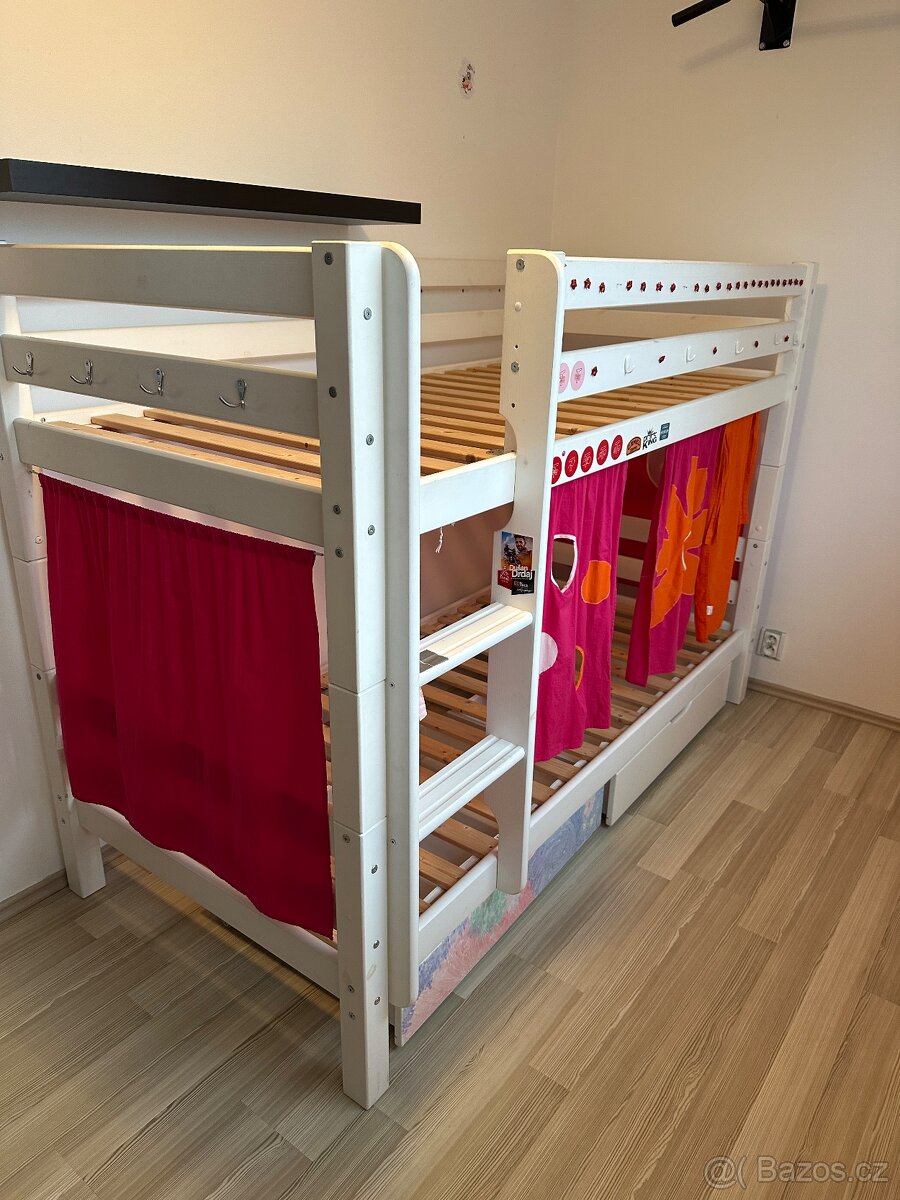 Dřevěná palanda s matracemi 200x90 - 2