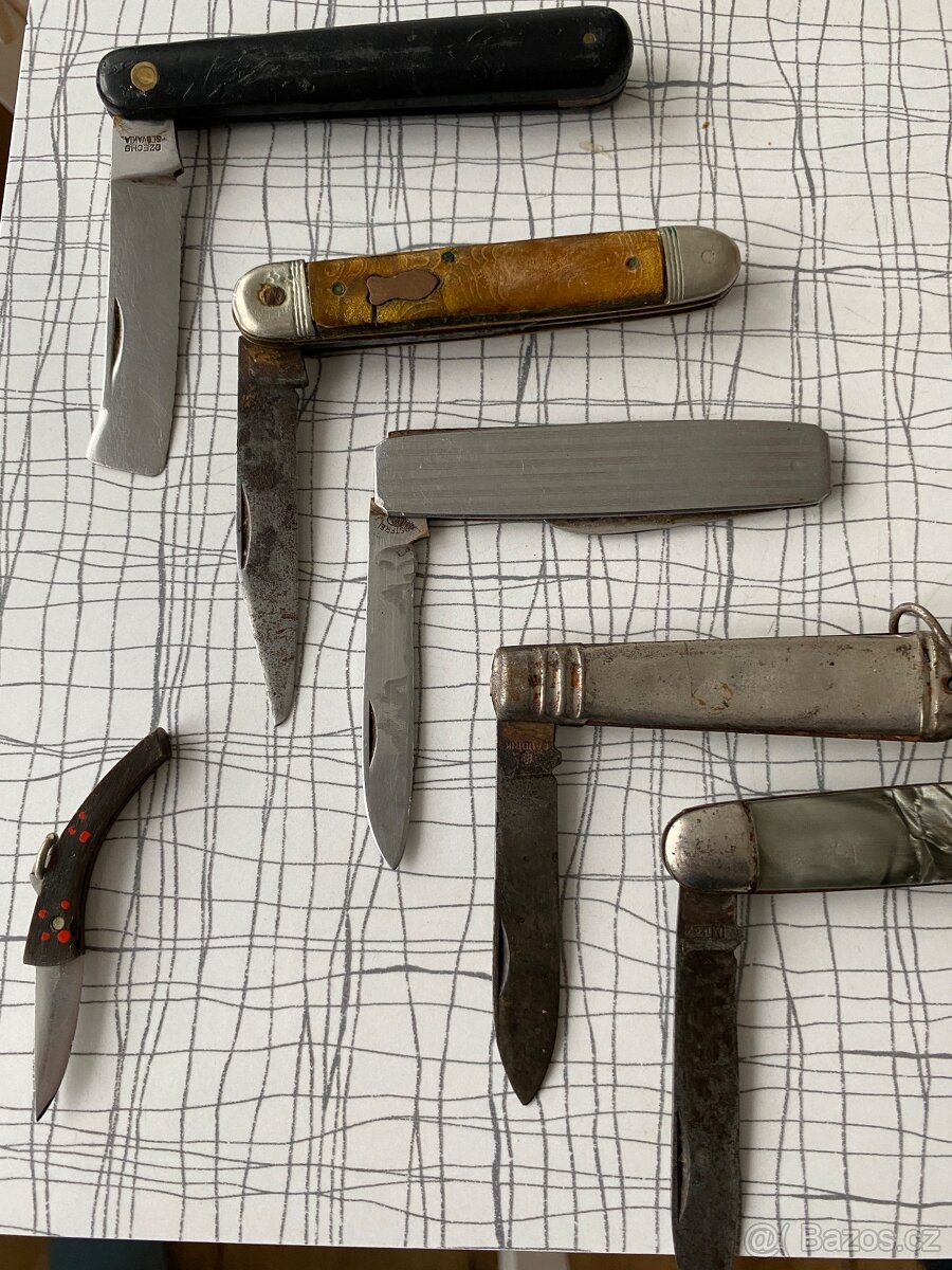 Staré nože - kudličky - 2