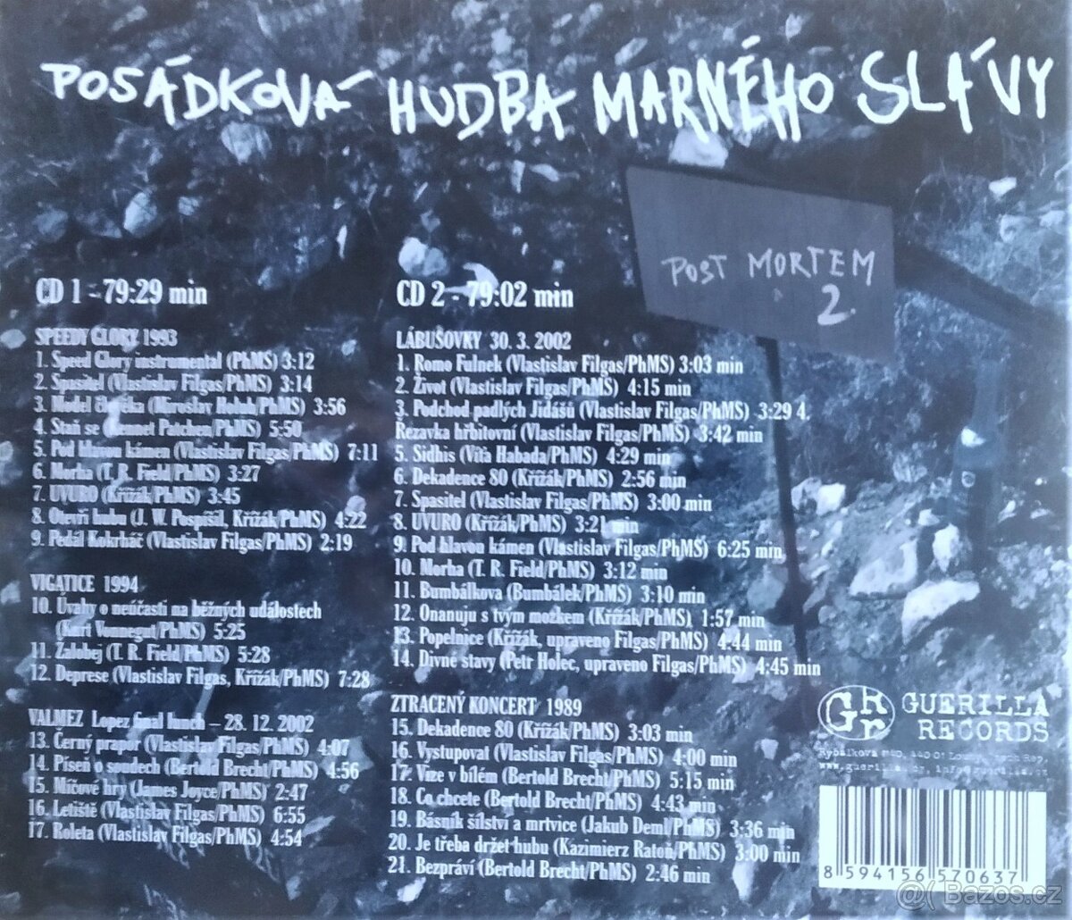 Posádková Hudba Marného Slávy – Post Mortem 2. ( 2x CD ) - 2