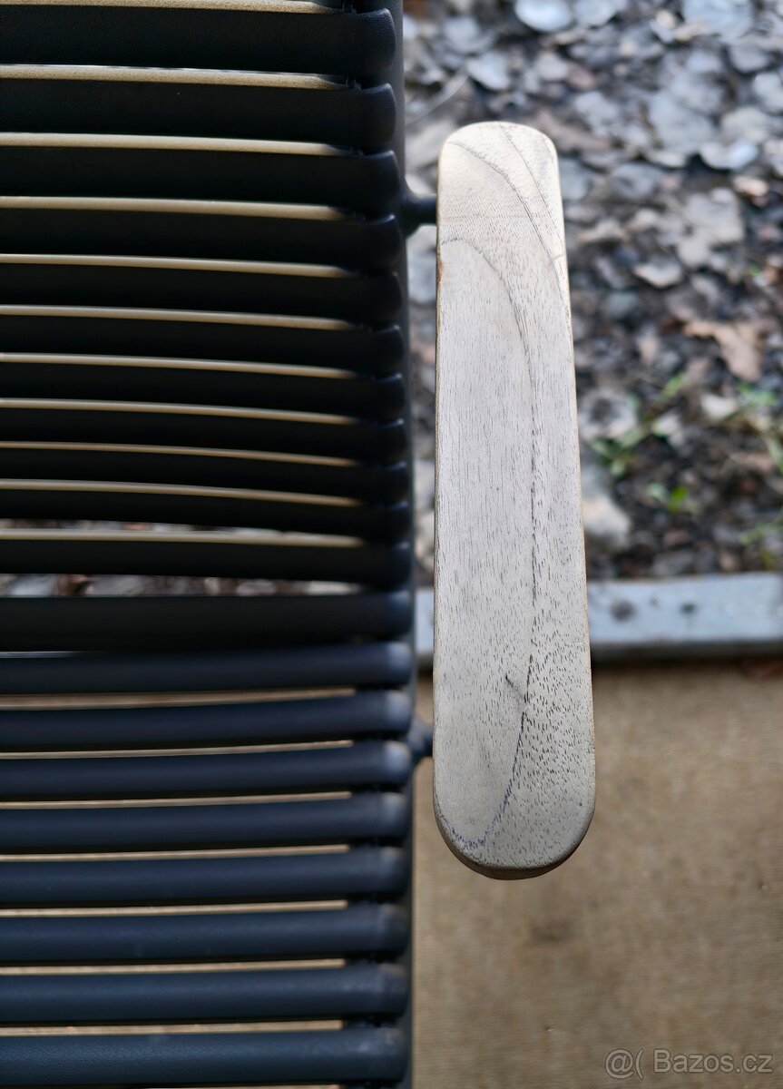 Stohovací židle SADBJERG černá - 2