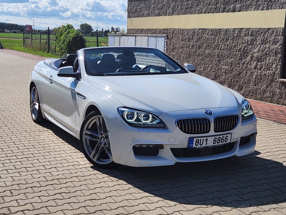 BMW 640d 230kW cabrio 1 majitel 75tkm DPH TOP - 2