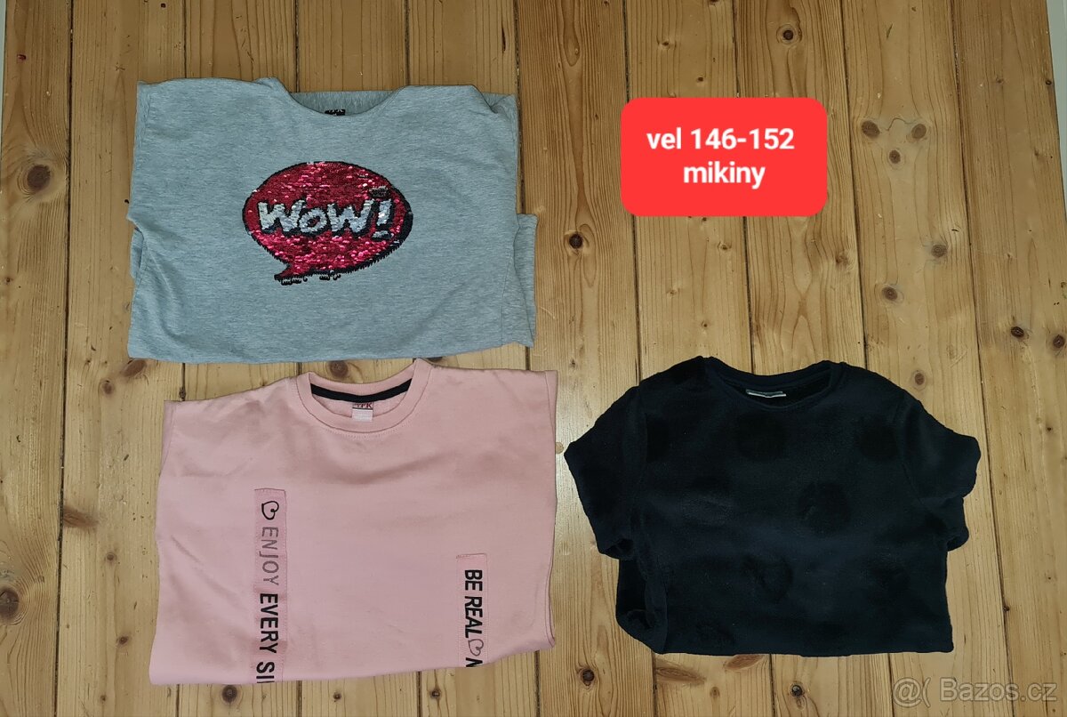 vel 146-152 - mikiny,trička,kraťasy - 2