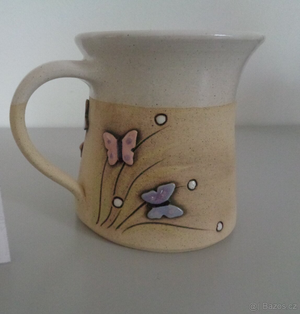 Keramický hrnek - motýli - 2
